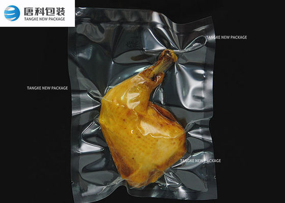 Bolsa de empaquetamiento al vacío de la comida clara de nylon de FSSC PE
