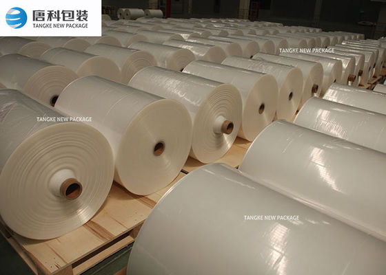 Película plástica laminada impresa de Tray Cup Sealing Peelable Lidding