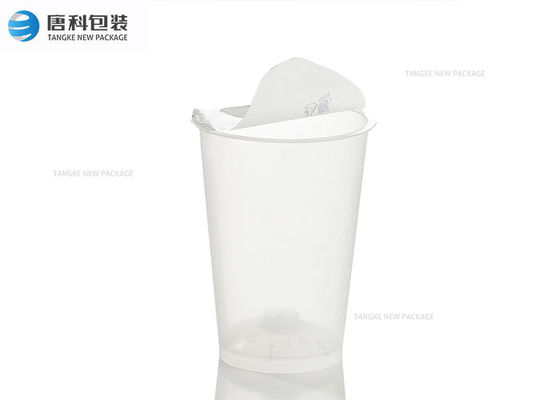 Película plástica laminada impresa de Tray Cup Sealing Peelable Lidding